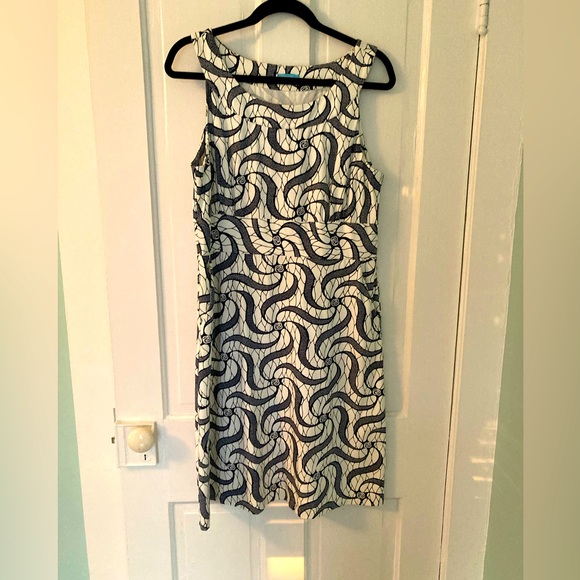 J. McLaughlin Navy and White Dress - Picture 9 of 9